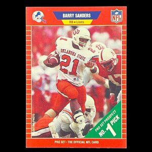 Barry Sanders 1989 Pro Set Football card #494 | NM+ or better | Detroit Lions |